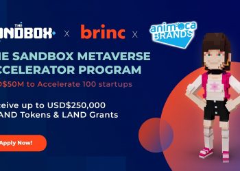 The Sandbox, Brinc Partner to Launch $50M Open Metaverse Accelerator Program