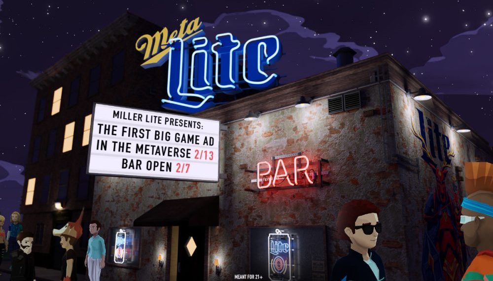 Miller Lite Beer Company Open Up A Metaverse Bar In Decentraland