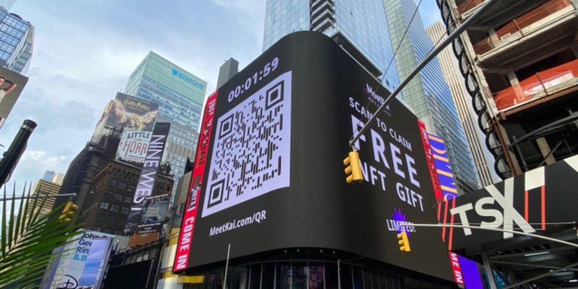 For a Limited Time, the Metaverse Takes Over Times Square