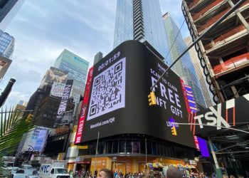 For a Limited Time, the Metaverse Takes Over Times Square