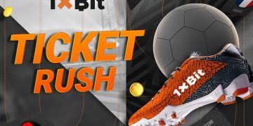 Take Part in Ticket Rush from 1xBit
