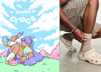 Colorful Crocs with Doodles Collab!