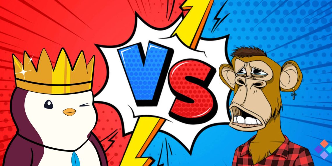 Can Pudgy Penguins Flip BAYC? A Battle for NFT Supremacy