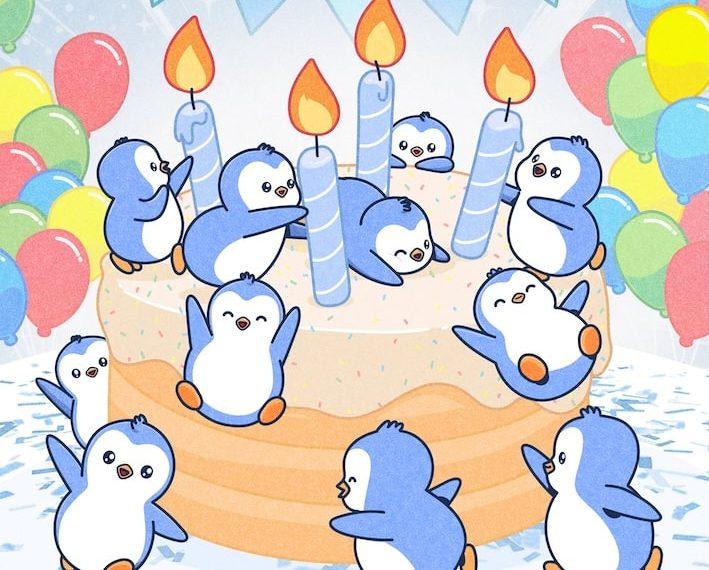 Pudgy Penguins Celebrates Fourth Anniversary Since Entering NFT Market