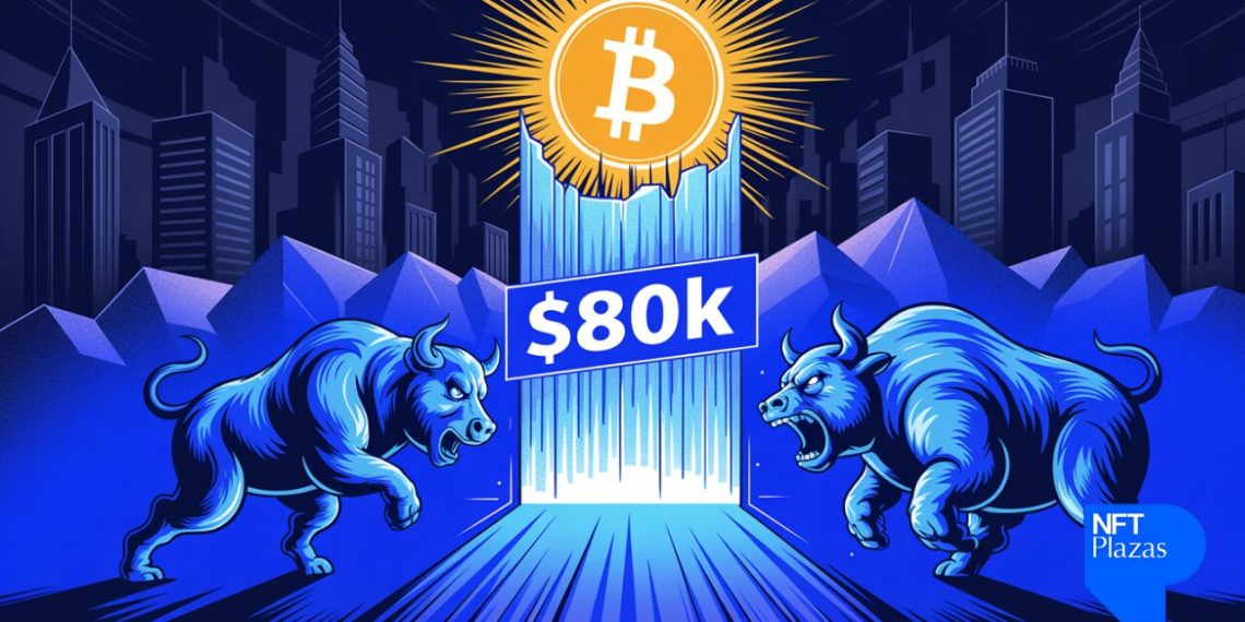 Bulls Eye $80K, Bears Push Back: What Could Break Bitcoin’s Most Stubborn Wall?