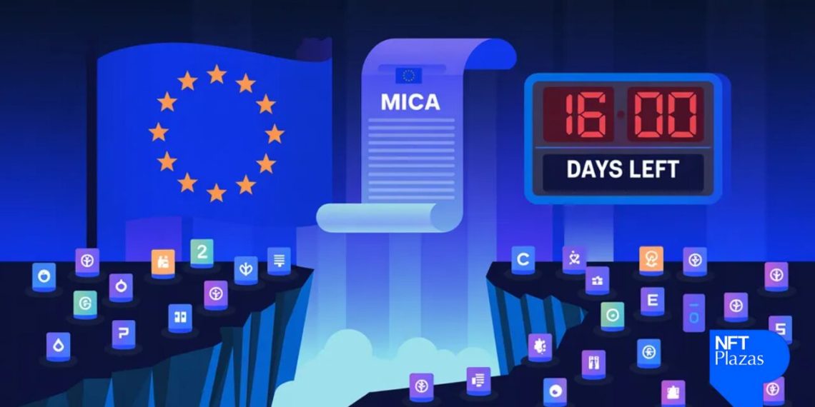 75% of Crypto Firms in Europe Face Exit as MiCA Grace Period Nears End
