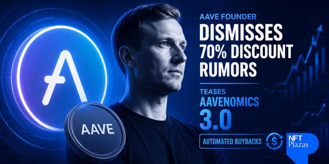 Aave Founder Kulechov Dismisses Rumors of Selling AAVE at a 70% Discount, Teases Aavenomics 3.0