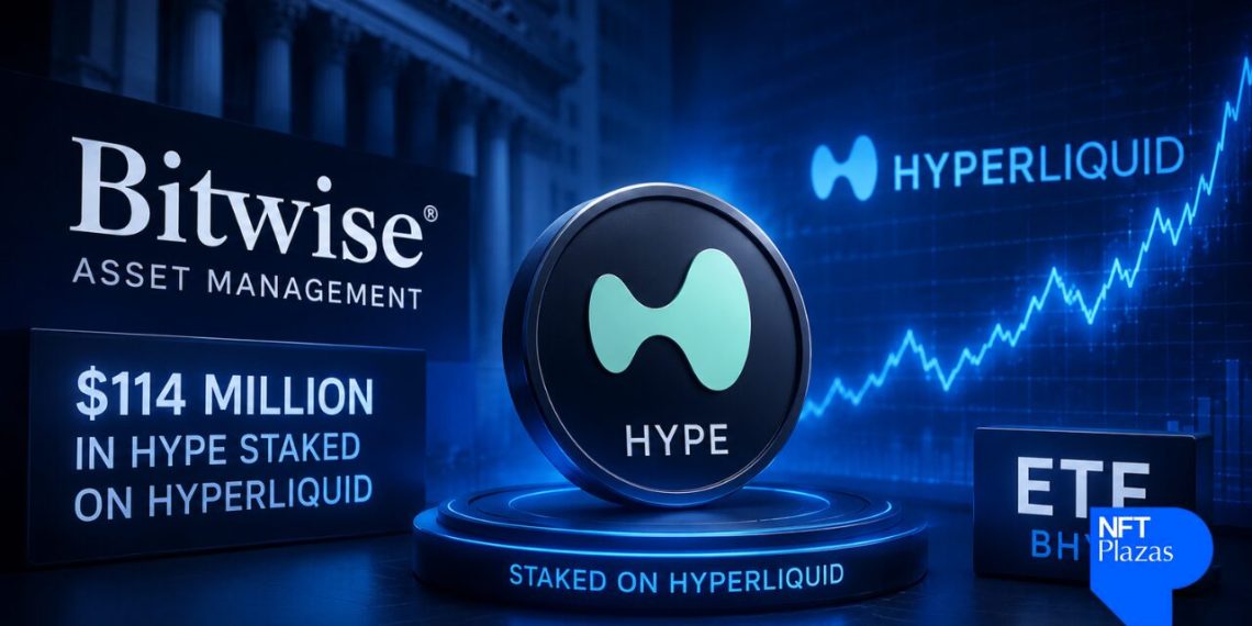 Bitwise Stakes $114 Million in HYPE on Hyperliquid as Its Spot ETF Doubles Down