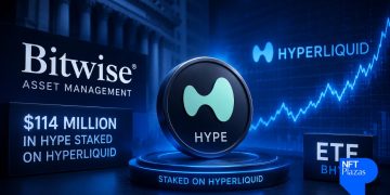 Bitwise Stakes $114 Million in HYPE on Hyperliquid as Its Spot ETF Doubles Down