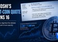 Satoshi’s Lost-Coin Quote Turns 16, Reigniting Bitcoin Scarcity Debate