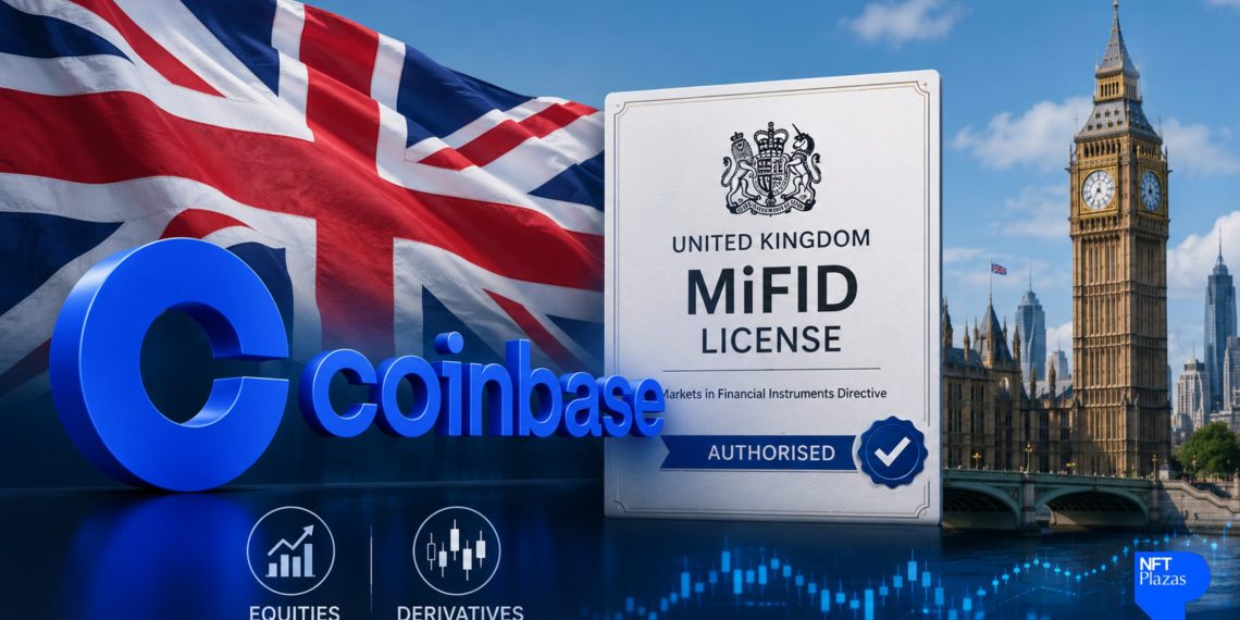 Coinbase Wins UK License to Offer Equities and Derivatives