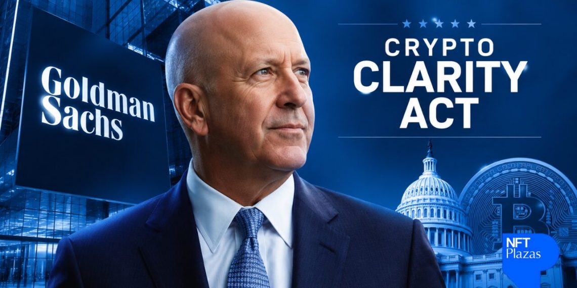 Goldman Sachs CEO Breaks With Wall Street to Back Crypto CLARITY Act