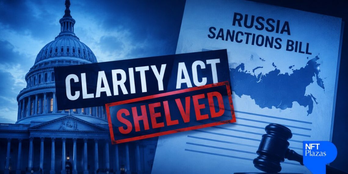 Senate Shelves CLARITY Act as Russia Sanctions Bill Takes Priority