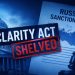 Senate Shelves CLARITY Act as Russia Sanctions Bill Takes Priority
