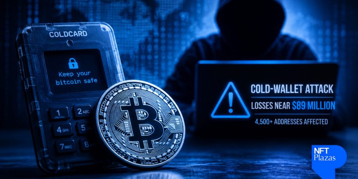 Bitcoin Cold-Wallet Attack Spreads to 4,500 Addresses as Losses Near $89 Million