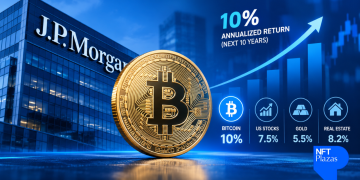 JPMorgan Predicts Bitcoin Will Outperform US Stocks, Gold and Real Estate Over the Next Decade